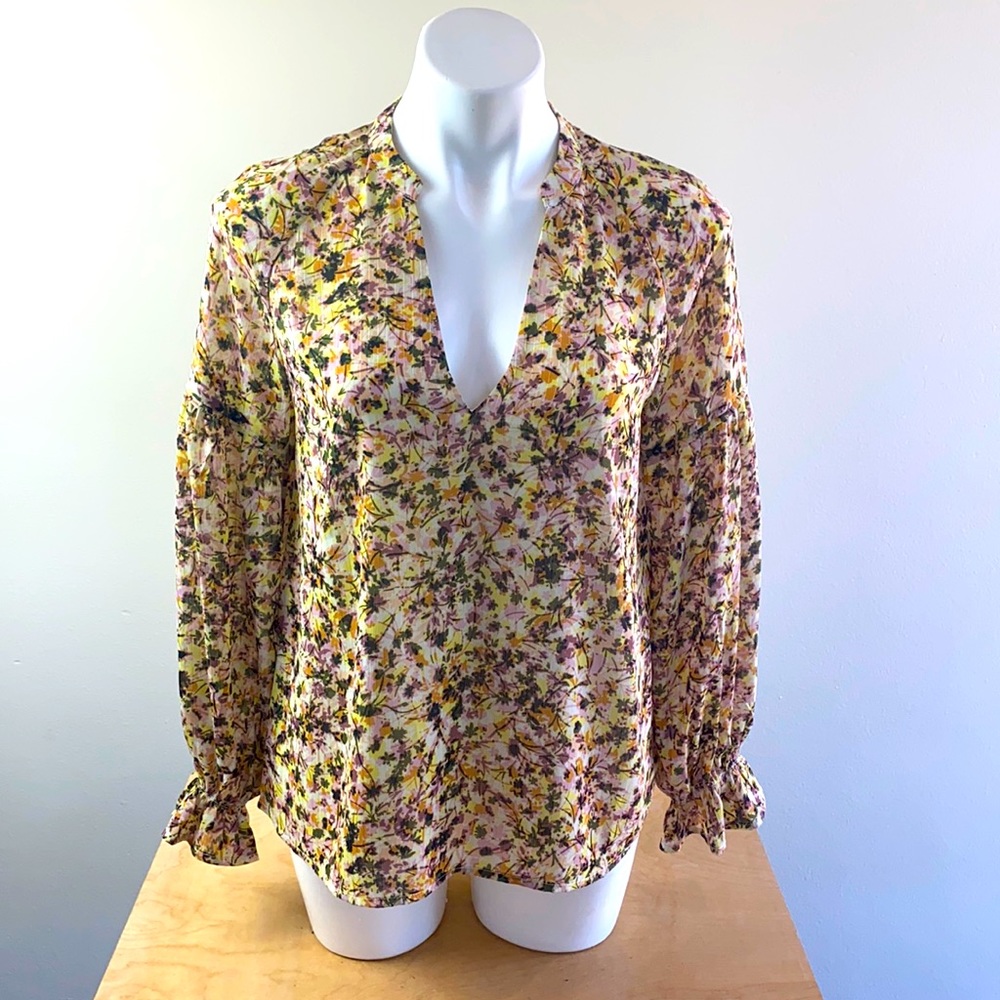 All in Favor “Ditsy Floral” Blouse